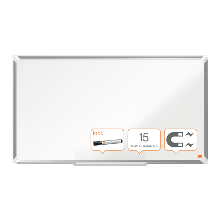 Nobo Premium Plus widescreen stål magnetisk whiteboard 89x50cm