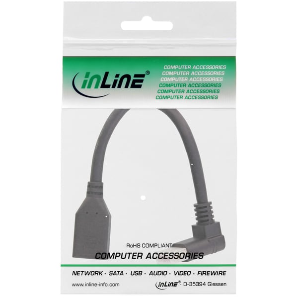InLine 17159O DisplayPort kabel 0,15 m Sort