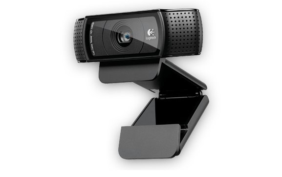 Logitech HD Pro C920 webcam 1920 x 1080 pixel USB 2.0 Sort
