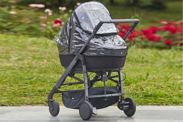 Chicco 06079536000000 åkpåse för barnvagn Raincover Transparent