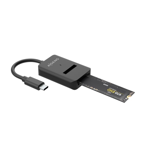 AISENS ASUC-M2D011-BK Hölje för lagringsenheter SSD-inkapsling Svart M.2