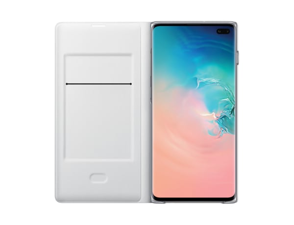 Samsung EF-NG975 mobiltelefonfodral 16,3 cm (6.4") Utbytbara fodral Vit
