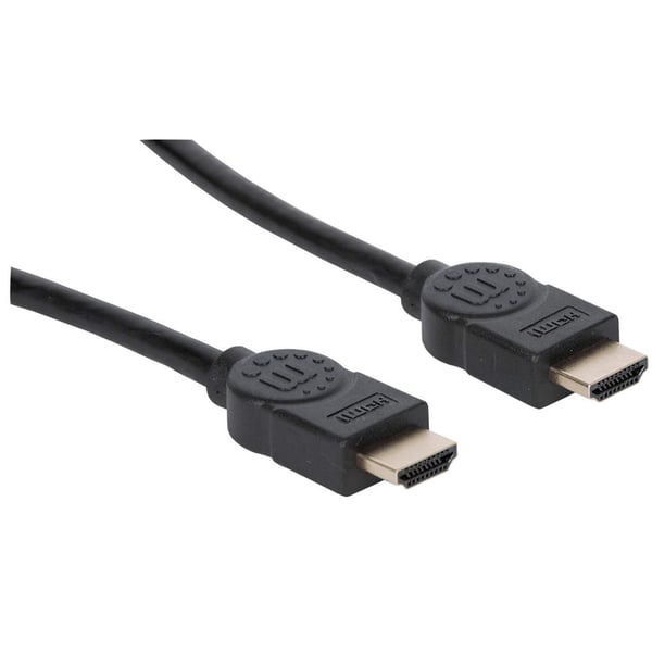 Manhattan 354080 HDMI-kaapeli 2 m HDMI-tyyppi A (vakio) Musta