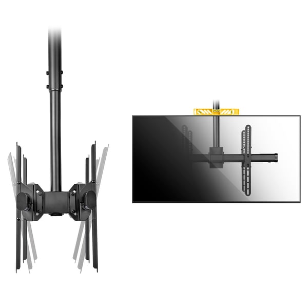StarTech.com FPCEILBTB kyltin näyttökiinnike 190,5 cm (75") Musta