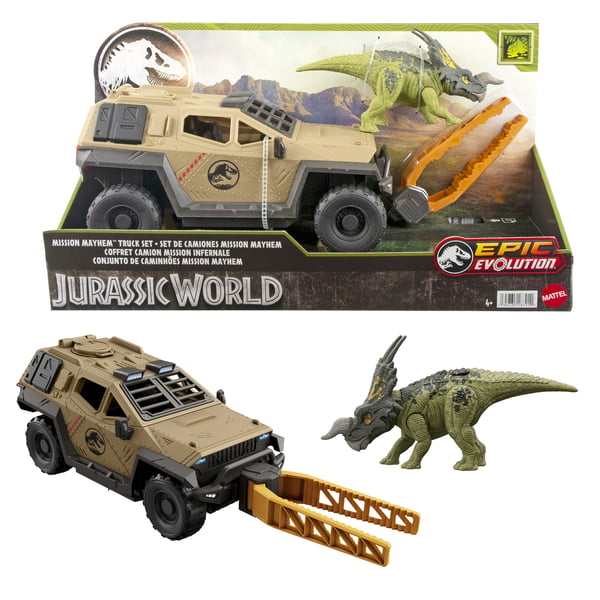 Jurassic World MISSION MAYHEM TRUCK Set