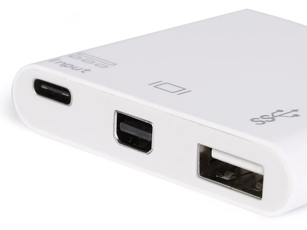 Equip 133463 dockingstation USB 3.2 Gen 1 (3.1 Gen 1) Type-C Hvid