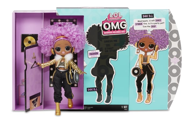 L.O.L. Surprise! OMG 3.8 Doll- 24K DJ