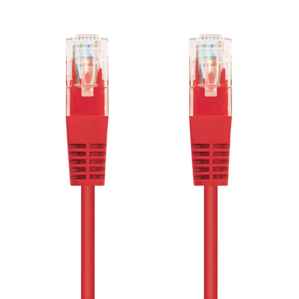Nanocable 10.20.0400-R nätverkskablar Röd 0,5 m Cat6e U/UTP (UTP)
