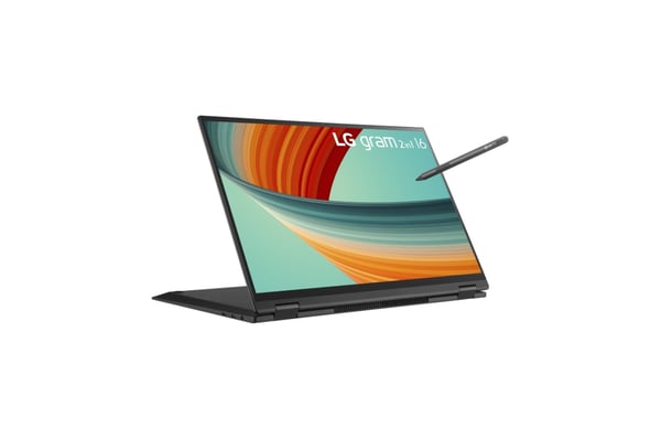 LG Gram 16T90R-G Intel® Core™ i7 i7-1360P Hybrid (2-i-1) 40,6 cm (16") Pekskärm WQXGA 16 GB LPDDR5-SDRAM 1 TB SSD Wi-Fi 6E (802.11ax) Windows 11 Pro Svart