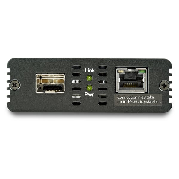 StarTech.com MCM10GSFP netværksomformer til medie 10000 Mbit/s Multitilstand, Enkeltilstand Sort