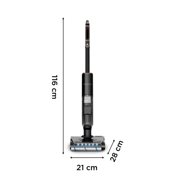 Rowenta X-Clean 7 GZ5736E0 varsi-imuri & sähköharja Sauvaimuri Akku Kuiva ja märkä Pussiton Musta