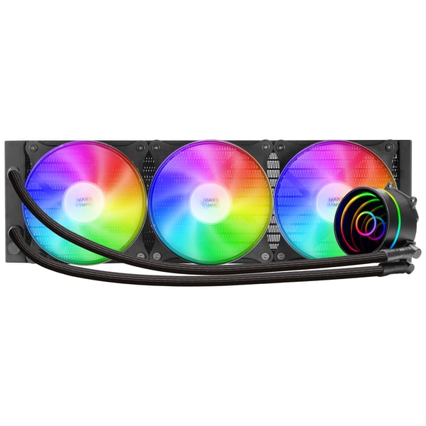 Mars Gaming MLONE360 Computerkølesystem Processor Alt-i-en væskekøler 12 cm Sort 1 stk
