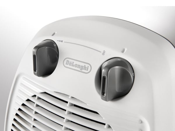 De’Longhi HVA3220 elektrisk rumsvärmare inomhus Grå, Vit 2000 W Elektrisk värmefläkt