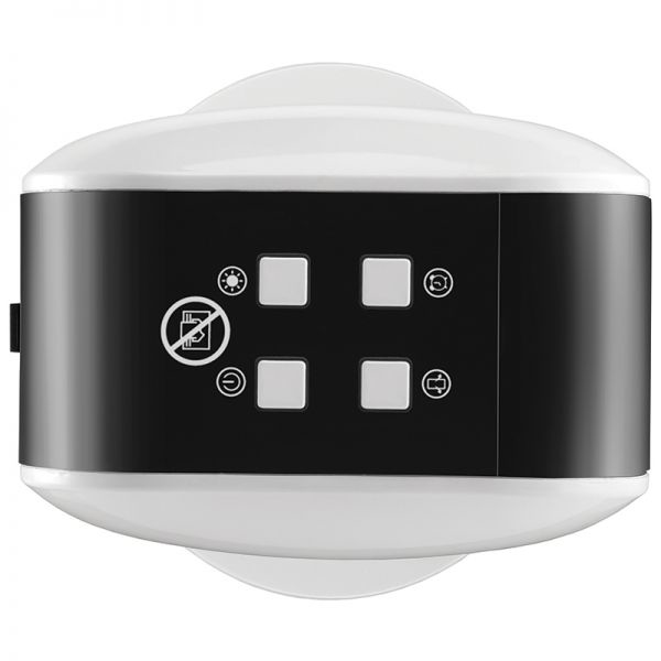 Unold 86430 elektrisk rumsvärmare inomhus Svart, Vit 2000 W Elektrisk värmefläkt