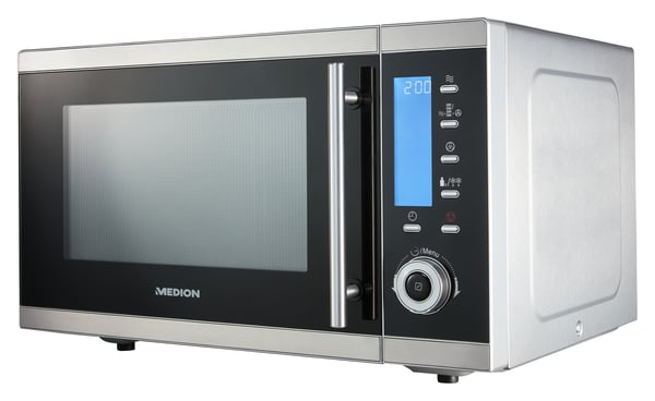 MEDION MD 15501 Sort, Rustfrit stål Kombination mikroovn Bordplade 25 L 900 W