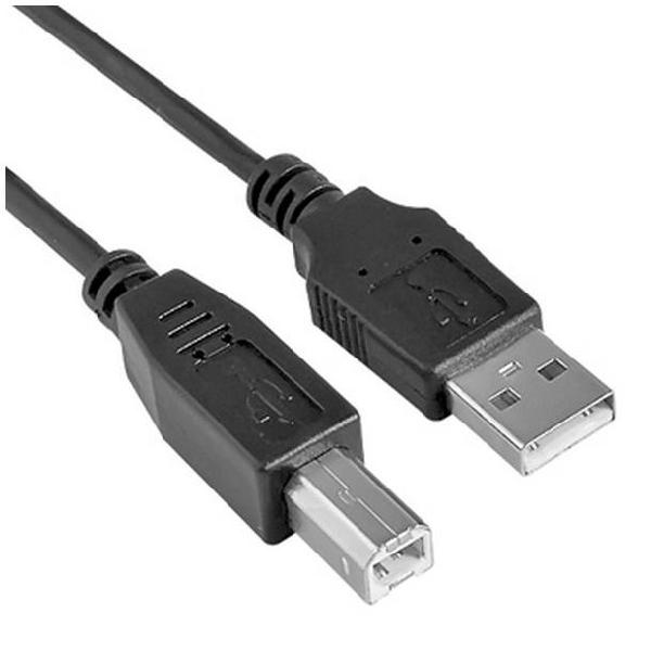 Nilox MGLK687518 USB-kabel USB 2.0 1,8 m USB A USB B Sort