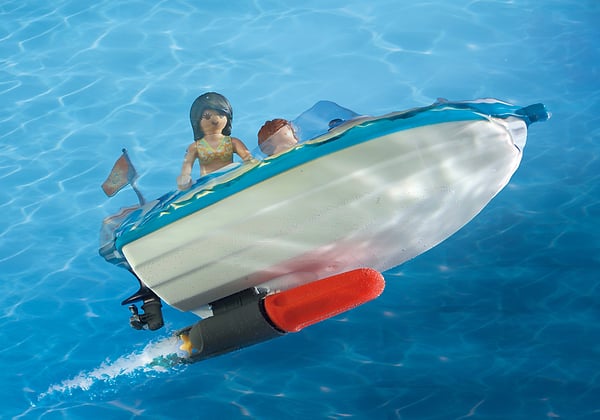 Playmobil Summer Fun Surfer Pickup with Speedboat