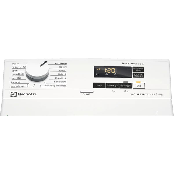 Electrolux EW6T56A Pesukone Päältätäytettävä 6 kg 1200 RPM Valkoinen