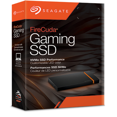 Seagate FireCuda Thunderbolt-teknik 500 GB USB Type-C 3.2 Gen 2 (3.1 Gen 2) Svart