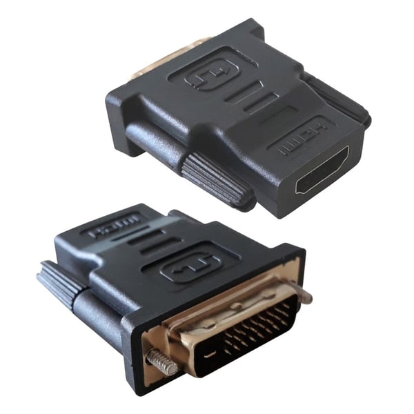 Techly DVI-D - HDMI M/F Svart