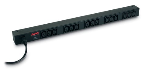 APC RACK PDU BASIC ZERO U 10A 230V strømforsyningsenhed (PDU) 15 AC stikkontakt(er) 0U Sort