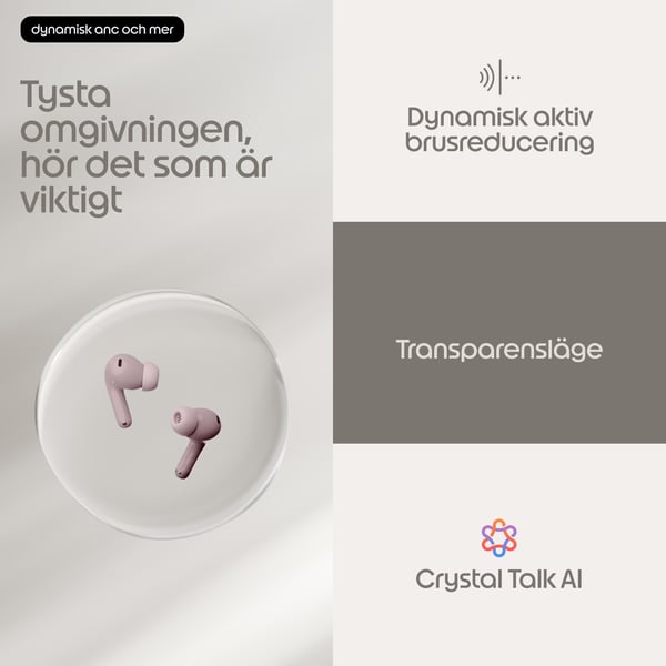 Motorola Moto Buds 2 Headset Trådlös I öra Samtal/musik Bluetooth Violett