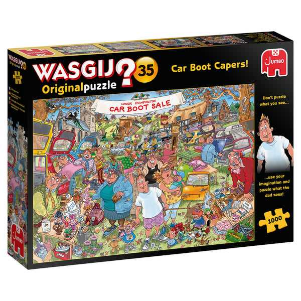 Wasgij Original 35 1000pcs Puslespil 1000 stk Tegneserier