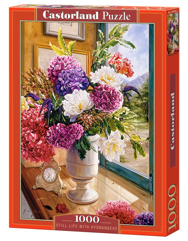 Castorland Still Life with Hydrangeas 1000 pcs Puslespil 1000 stk Flora