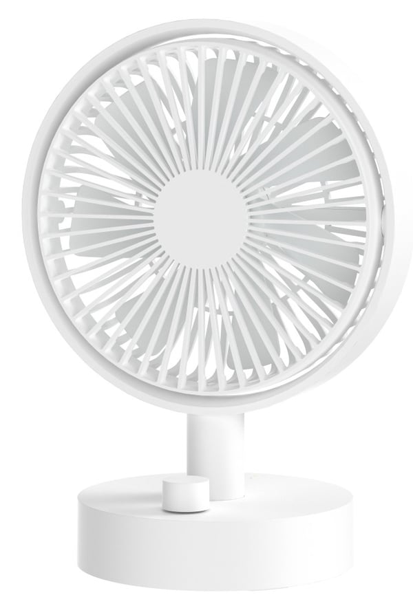 Techly IC-FAN-DSK2W kodinpuhallin Valkoinen