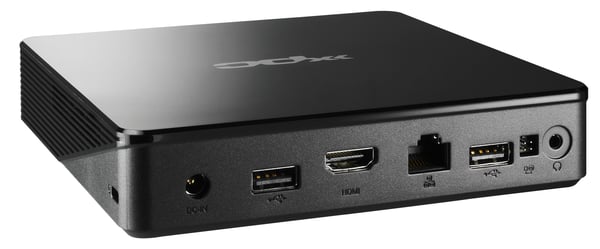 Shuttle XPC nano NS02EV2 Rockchip RK3368 2 GB DDR3L-SDRAM 16 GB eMMC Android 8.1 Nettop Mini-PC Svart