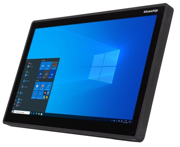 bluechip INDUSTRYline P24KT-1000 Intel Atom® x6413E 61 cm (24") 1920 x 1080 pixlar Pekskärm All-in-One tablet PC 8 GB DDR4-SDRAM 120 GB SSD Windows 10 IoT Enterprise Wi-Fi 5 (802.11ac) Svart