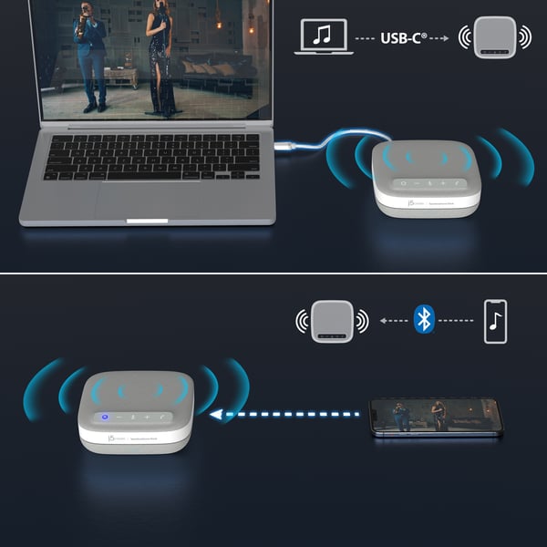 j5create USB-C 4K højttalertelefon-dock