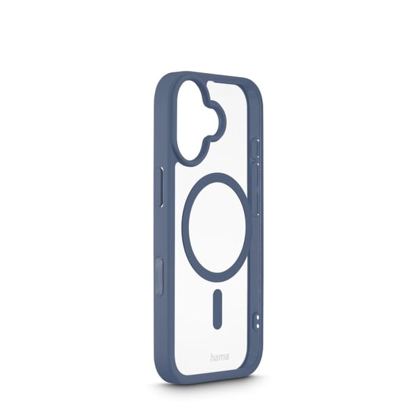 Hama Frame Protect mobiltelefon etui 16 cm (6.3") Cover Blå, Transparent