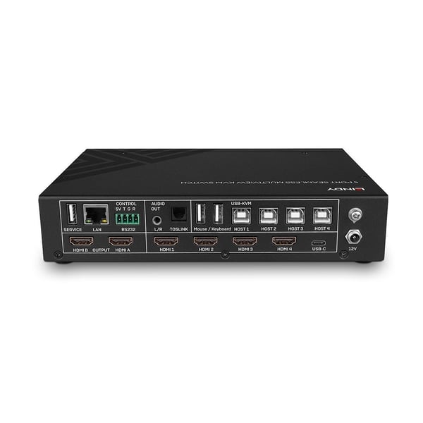 Lindy 32330 KVM-switchar Svart