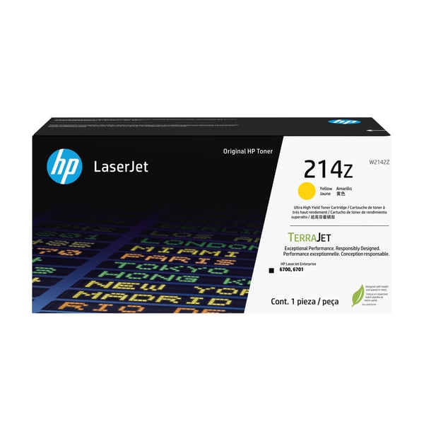 HP 214Z original LaserJet-tonerpatron med ultrahøj kapacitet, gul