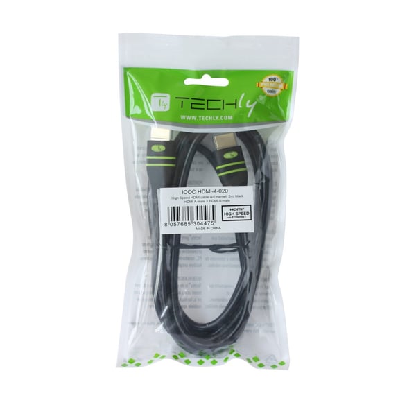 Techly 15m HDMI HDMI-kaapeli HDMI-tyyppi A (vakio) Musta