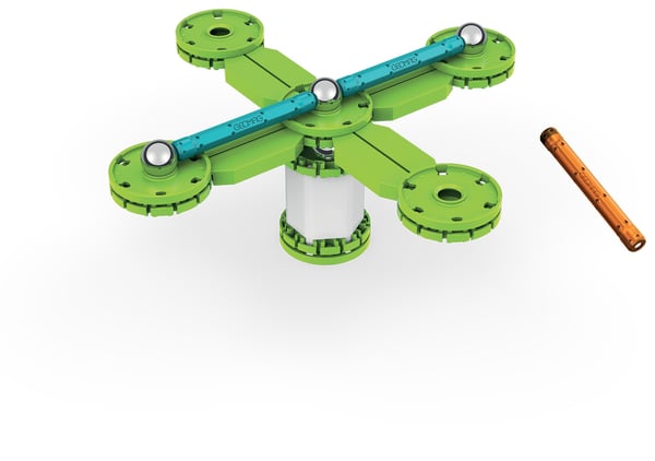 Geomag Mechanics Motion RE Compass Neodymium magnet-legetøj