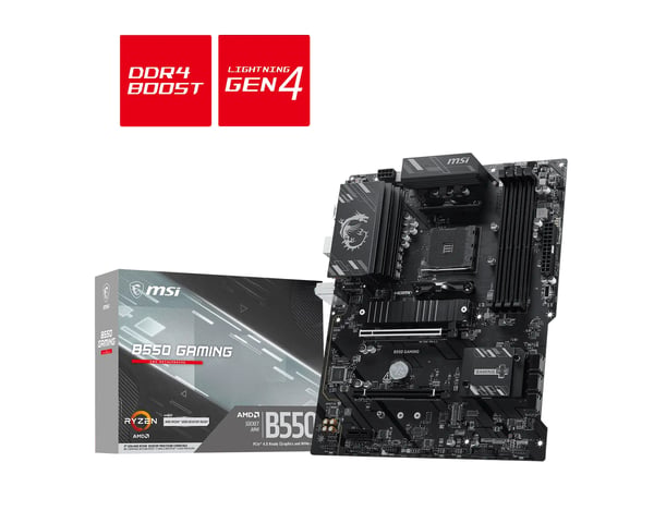 MSI B550 GAMING emolevy AMD B550 Kanta AM4 ATX