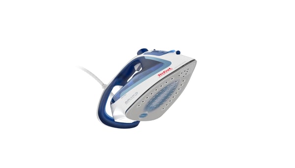 Tefal EasyGliss Plus FV5736 Torr & Ångstrykjärn Durilium Airglide-sulplatta 2500 W Blå, Vit