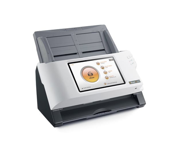 Plustek eScan A350 Essential ADF-skanner 600 x 600 DPI A4 Svart, Vit