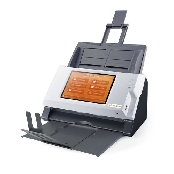 Plustek eScan A280 Enterprise ADF-scanner 600 x 600 dpi A4 Sort, Hvid