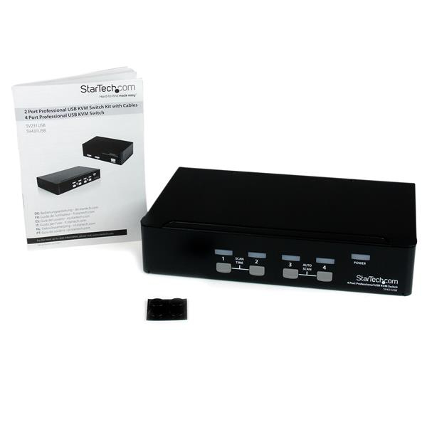 StarTech.com 4-portars VGA USB KVM-switch med hubb