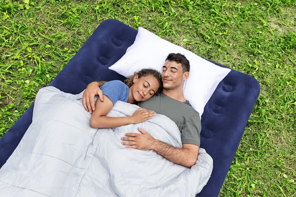 Bestway 67287 / 24 luftmadras Dobbelt madras Blå