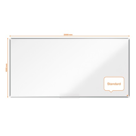 Nobo Premium Plus Emalj Whiteboard EU Ecolabel 2000x1000 mm