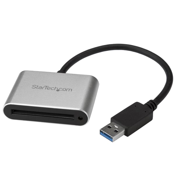 StarTech.com CFASTRWU3 kortinlukija USB 3.2 Gen 1 (3.1 Gen 1) Musta, Hopea