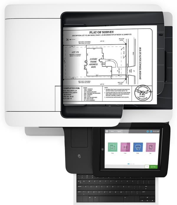 HP LaserJet Enterprise Flow MFP M528z