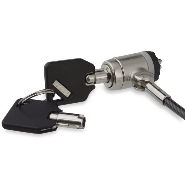 StarTech.com LTLOCKKEY kaapelilukko Musta, Hopea 2 m