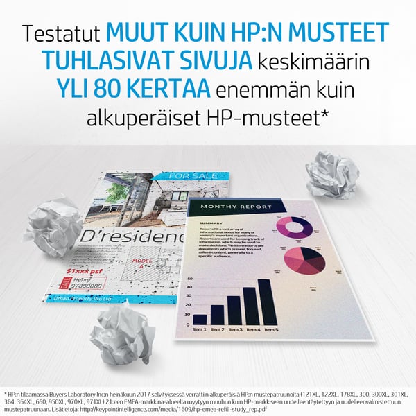 HP 351, alkuperäinen kolmivärinen mustekasetti