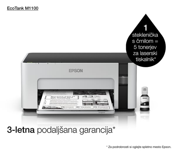 Epson EcoTank M1100 mustesuihkutulostin 1440 x 720 DPI A4