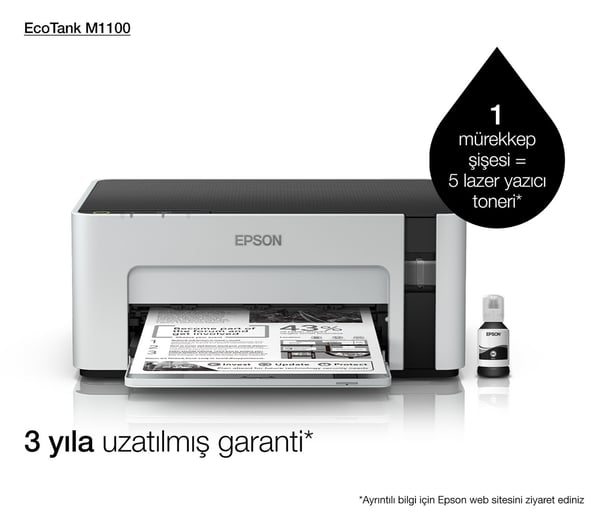 Epson EcoTank M1100 mustesuihkutulostin 1440 x 720 DPI A4